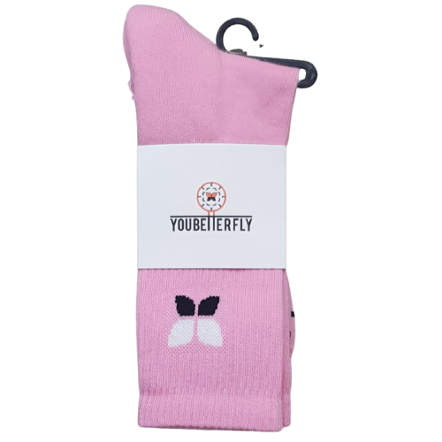 Youbetterfly Baller Socks V2 Pink