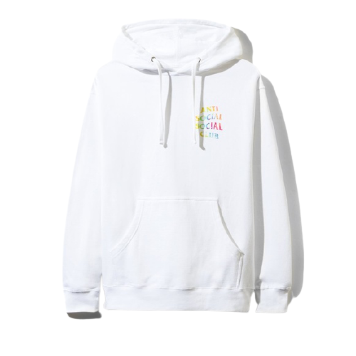 Anti Social Social Club Thai Dye White Hoodie