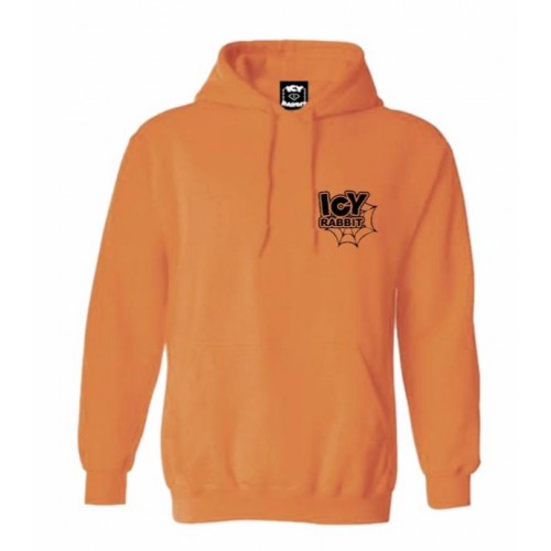 Icy Rabbit Web Orange Hoodie