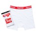 Supreme Hanes Boxer Briefs White