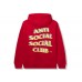 Anti Social Social Club Stir Crazy Hoodie Red