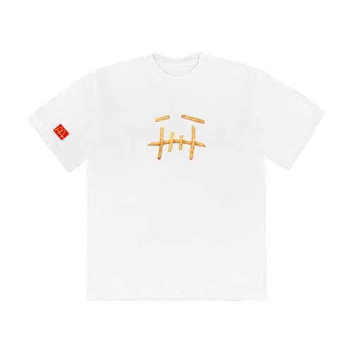 Travis Scott x McDonald's Fry Tee White