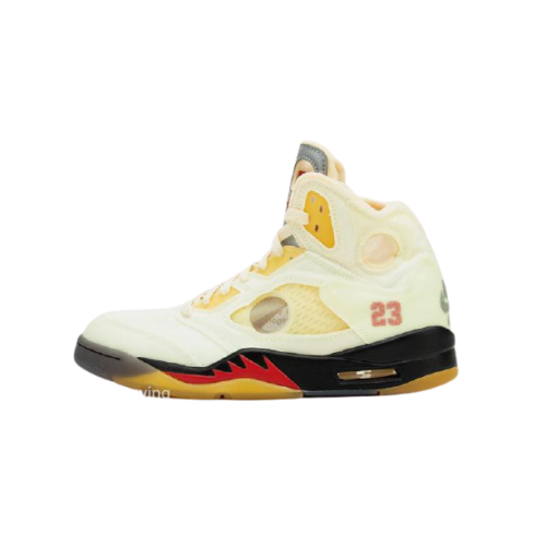 Nike Air Jordan 5 X Off White Sail 