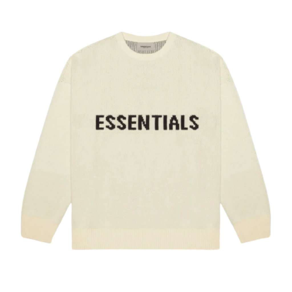 Fear Of God Essentials Knit Sweater Buttercream by Youbetterfly