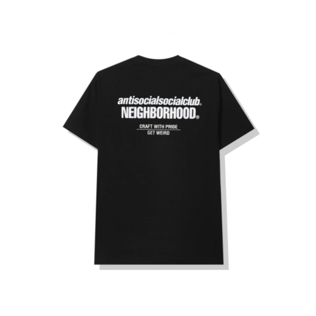 Neighborhood X Assc Cambered Black Tee By Youbetterfly