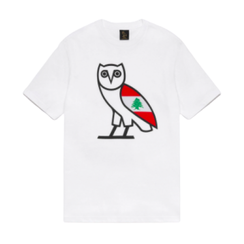 Cedar of Lebanon x OVO Owl White T