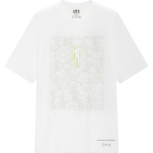 Billie Eilish x Murakami Monogram White Tee