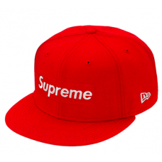 Supreme $1M Metallic Box Logo New Era Red