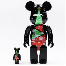 Bearbrick 400% Christmas Stained Glass Tree