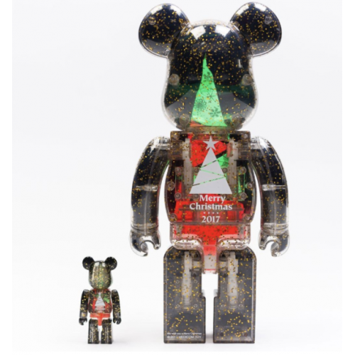 Bearbrick 400% Christmas Stained Glass Tree