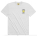 CHINATOWN SMILEY LOGO T-SHIRT ASH