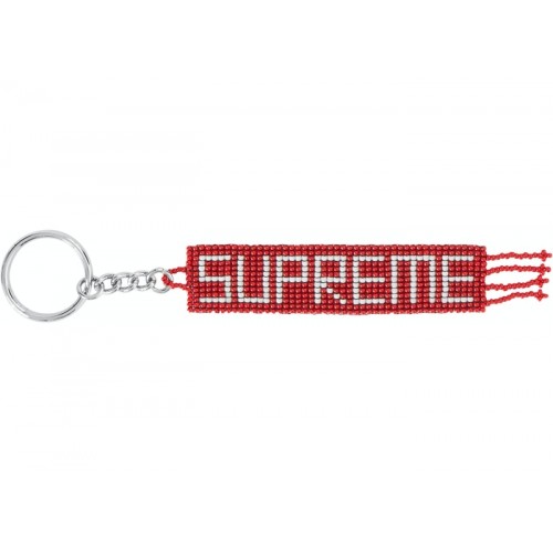 Supreme Beaded Keychain