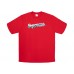 Supreme Chrome Logo Tee Red