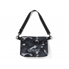 BAPE Gradation Camo Shoulder Bag Black 