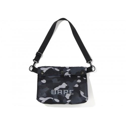 BAPE Gradation Camo Shoulder Bag Black 