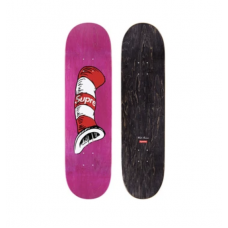 Supreme Cat in The Hat Skate Deck Pink