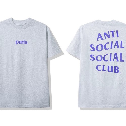 Anti Social Social Club Paris Grey Tee 