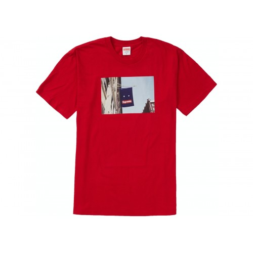 Supreme Banner Tee Red 