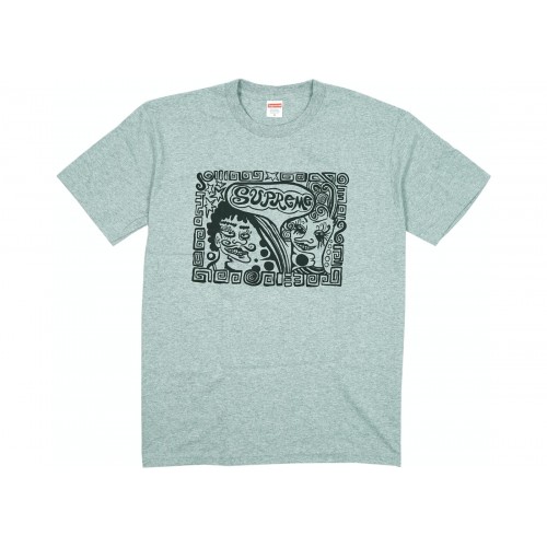 Supreme Grey Faces Tee 