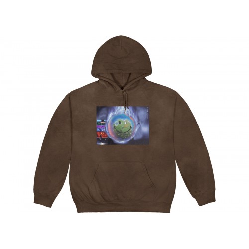 Travis Scott World Event Hoodie Bleached Black