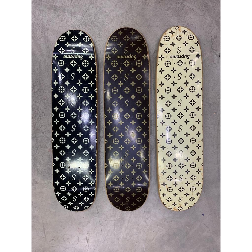 DENIAL Supreme x Louis Vuitton Skate Deck (Green) AP Signed *SOLD OUT*  w/COA