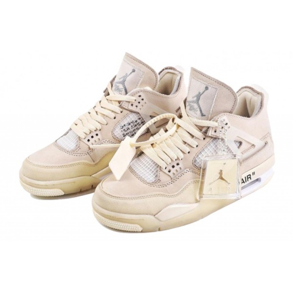 Jordan 4 Retro Off-White Sail (W) by Youbetterfly