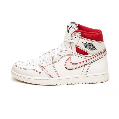 Air Jordan 1 Retro Phantom Sail University Red