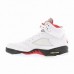 Air Jordan 5 Fire Red 2020 Silver Tongue