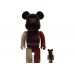 Kith x Be@rbrick Set Flocked 400% and 100%