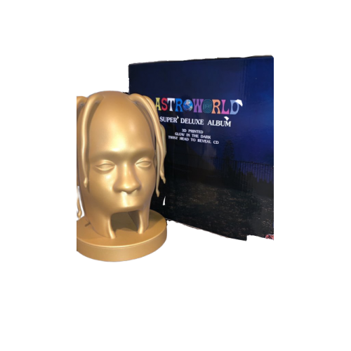 Astroworld Super Deluxe Album 3D Printed Glow In The Dark 