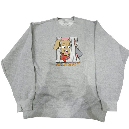 Icy Rabbit Grey Tee Long Sleeve