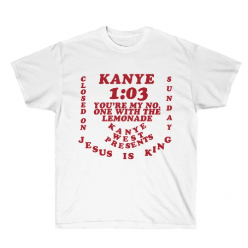 Jesus Is King Sunday Kanye West Tee