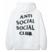 Anti Social Social Club Spiral White Hoodie