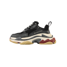 BALENCIAGA TRIPLE S TRAINER BLACK RED 