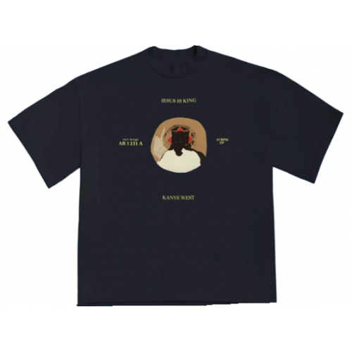 Jesus Is King Kanye West Black Tee