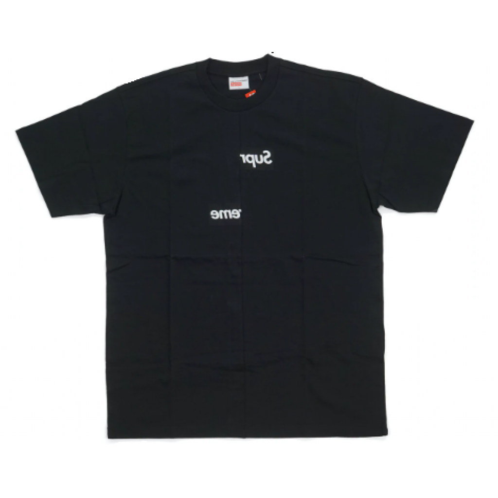 Supreme CDG Black Bogo Tee by Youbetterfly