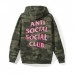 Anti Social Social Club Break Me Camo Hoodie Green/Pink