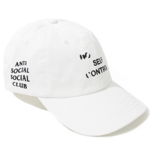 Anti Social Social Club "No Self Control" White Cap