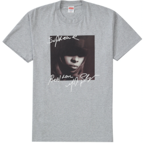 Supreme Mary J Blige Grey Tee