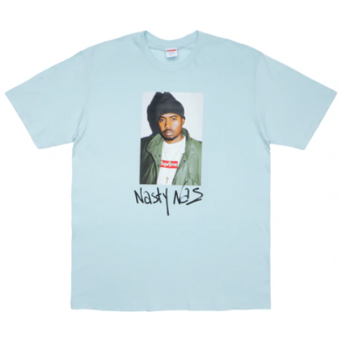 Supreme Nasty Nas Tee Light Blue