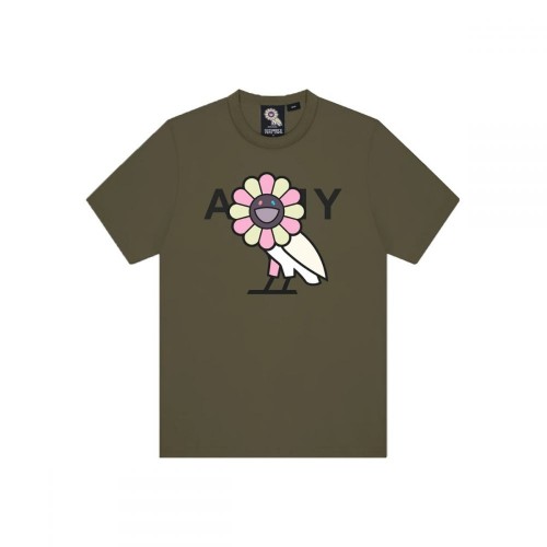 OVO x Takashi Murakami Military Green Tee