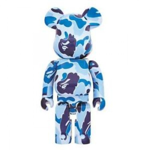 A BATHING APE ABC CAMO BE＠RBRICK 1000% Blue