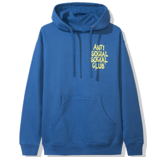 Anti Social Social Club Les Hoodie Blue