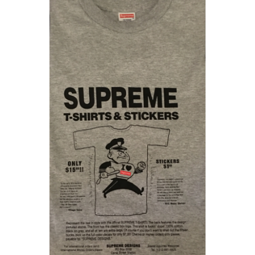 Supreme T-shirts & Stickers Grey Tee