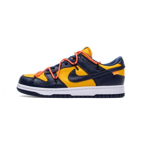 OFF-WHITE X NIKE DUNK LOW MICHIGAN BLUE