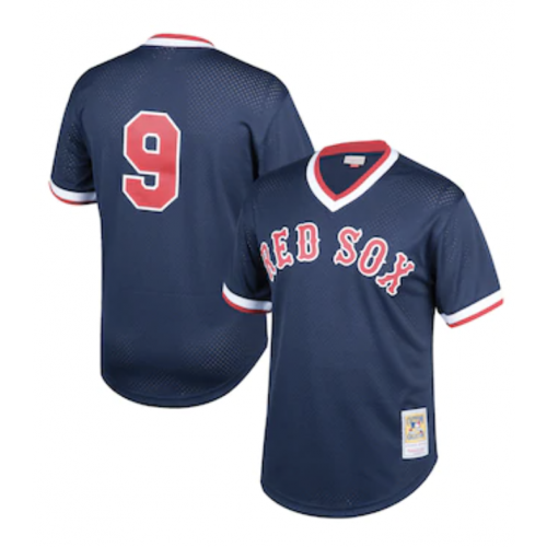 Red Sox Navy Mesh Mitchell & Ness