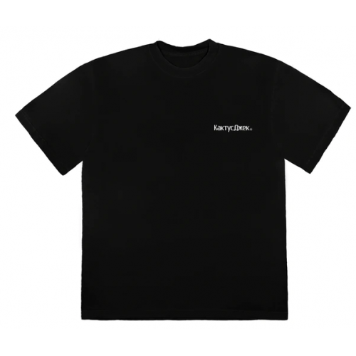 Travis Scott Sicko Event Black Tee