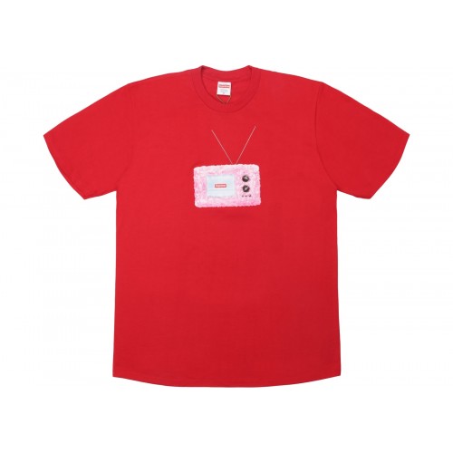 Supreme TV Tee Red