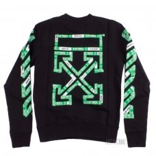 Off-White Virgil Abloh Ssense Exclusive Black 3d Diag Sweatshirt 