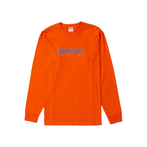 Supreme The Real Shit LS Tee Orange